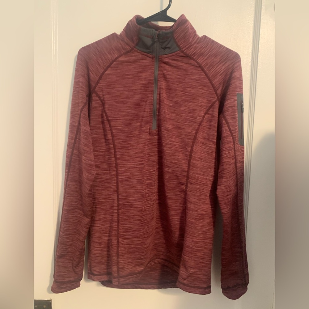 Moosejaw Tops | Moosejaw Quarter Zip | Color: Red | Size: S